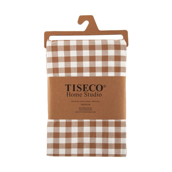Bombažen namizni prt 150x150 cm Gingham – Tiseco Home Studio-image-2