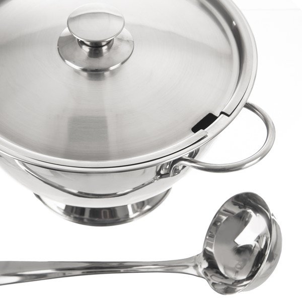 Skleda iz nerjavečega jekla v srebrni barvi ø 26 cm – Orion-image-3