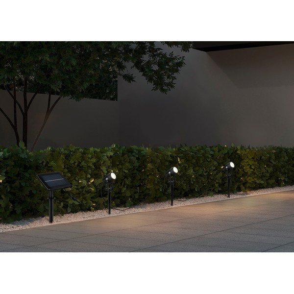 LED zunanja svetilka za v zemljo s solarnim panelom Obidos – Trio-image-1