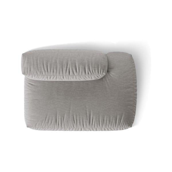 Svetlo siv modul za sedežno garnituro (desni kot) Martina – Micadoni Home-image-3