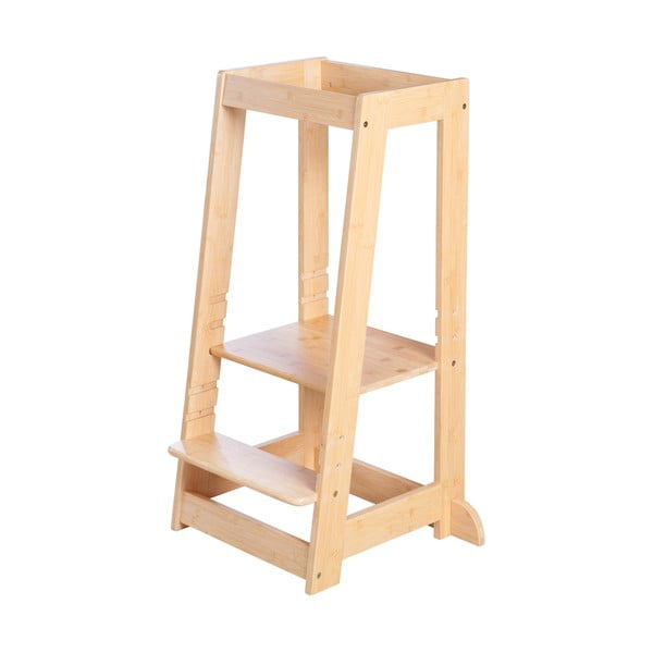 Bambusov stolček pomagalček v naravni barvi – Roba