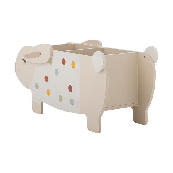 Kremno bel otroški regal 87x38x32 cm Villja – Bloomingville Mini-image-3