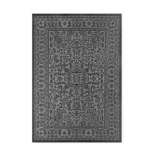 Črno-bela notranja in zunanja preproga 120x170 cm Duet Kona – NORTHRUGS