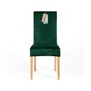 Zelena raztegljiva prevleka za stol 48 cm Sento – Restilo