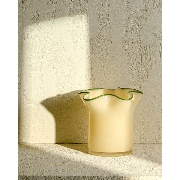 Rumena steklena vaza (višina 19,5 cm) Endasi – Kave Home-image-1