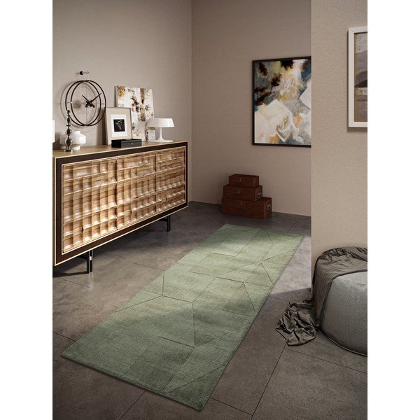 Zelen ročno tkan volnen tekač 80x250 cm Ursule – Villeroy&Boch-image-1