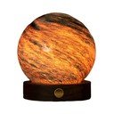 Temno rjava/v temni naravni barvi svetlobna dekoracija na USB ø 8 cm Stellar Ocean – Gingko