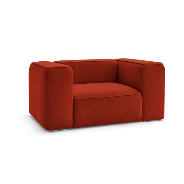 Opečnato oranžen fotelj Zephyr – Bobochic Paris