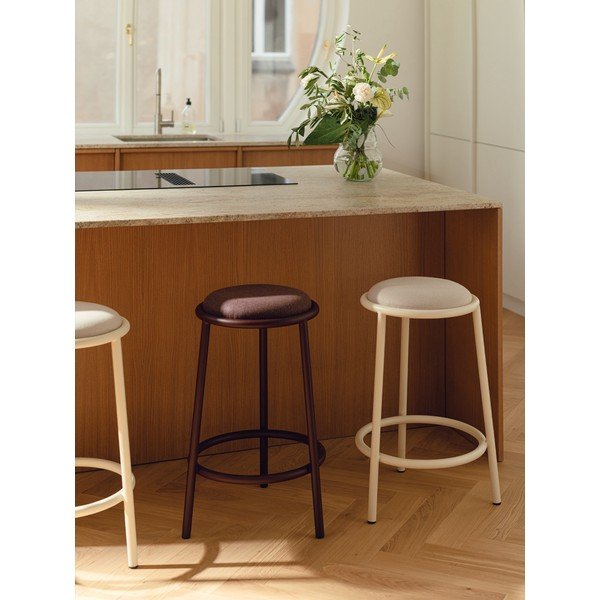 Bordo rdeč kovinski barsko stol (višina sedeža 68 cm) Hogo – noo.ma-image-2