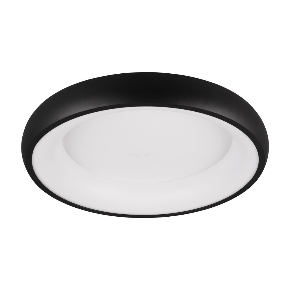 Črna LED zatemnitvena stropna svetilka Cardona