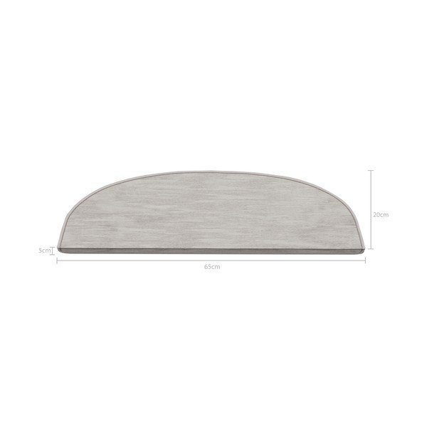Kremno beli komplet preprog za stopnice 16 ks 20x65 cm Desert Sand – Vitaus-image-2