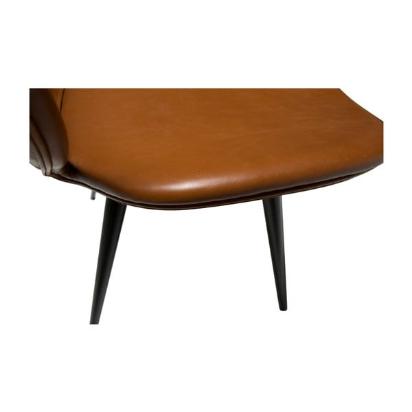 Rjav usnjen stol DAN-FORM Denmark Cloud-image-3