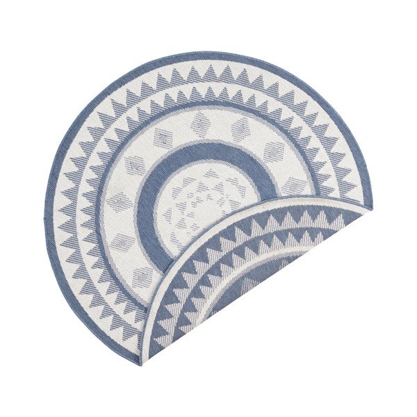 Modro-kremzunanja preproga NORTHRUGS Jamaica, ⌀ 200 cm-image-4