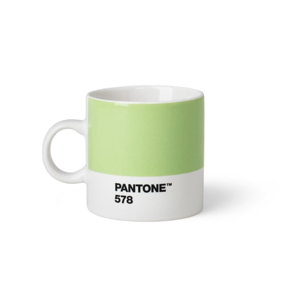 Svetlo zelena skodelica Pantone Espresso, 120 ml