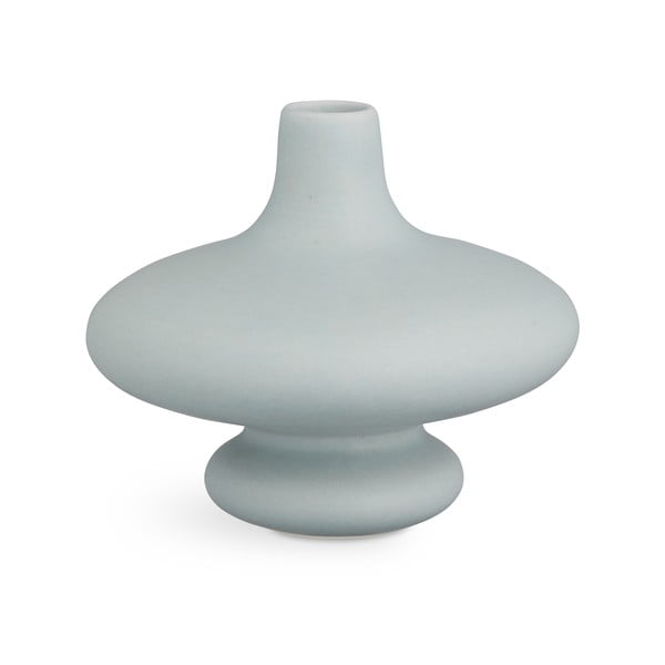 Modro-siva keramična vaza Kähler Design Kontur, višina 14 cm