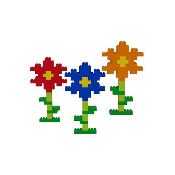 Komplet mavričnih kock za sestavljanje Hubelino Rainbow, 120 kosov-image-2