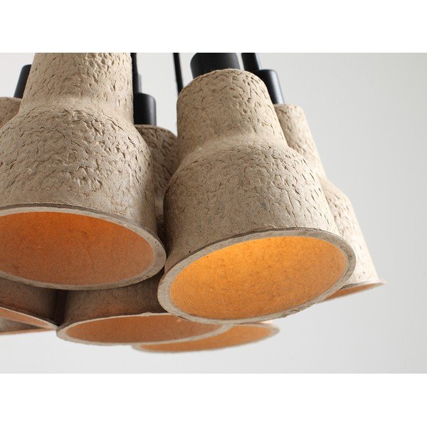 Bež viseča svetilka ø 32 cm Celulo – CustomForm-image-4