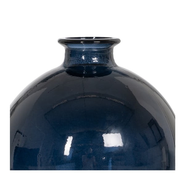 Temno modra ročno izdelana vaza (višina 18 cm) – Ixia-image-2
