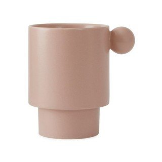 Svetlo rožnata porcelanasta skodelica Inka – OYOY Living Design