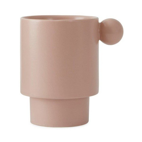 Svetlo rožnata porcelanasta skodelica Inka – OYOY Living Design