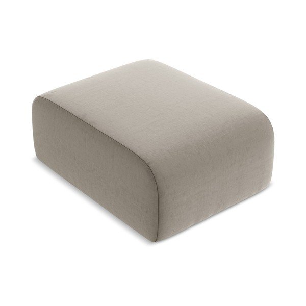 Svetlo rjav žameten tabure Lani – Makamii-image-1