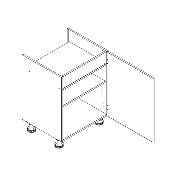 Spodnja kuhinjska omarica pod kuhalno ploščo (širina 60 cm) Brodie – STOLKAR-image-2
