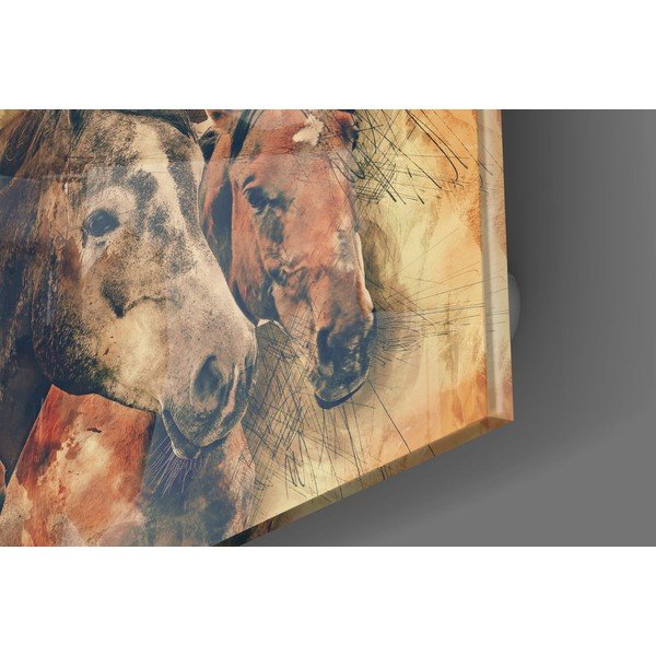 Steklena slika Insigne Horses-image-2