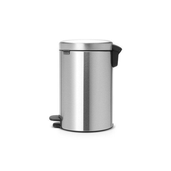 Jeklen koš za smeti s pedalom v mat srebrni barvi 12 l NewIcon – Brabantia-image-1