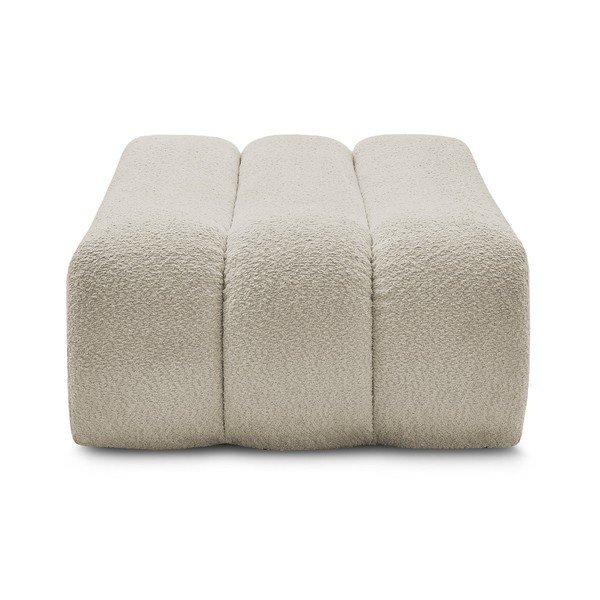 Bež tabure iz tkanine bouclé Azra – Bobochic Paris-image-4