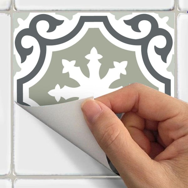 Komplet 30 stenskih nalepk Ambiance Oslo, 10 x 10 cm-image-3