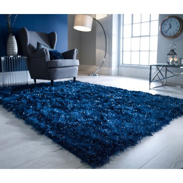 Modra preproga Flair Rugs Dazzle, 60 x 110 cm-image-4