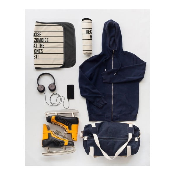 Res lepo stvari Zombiji bombažna športna brisača, 45 x 70 cm-image-2