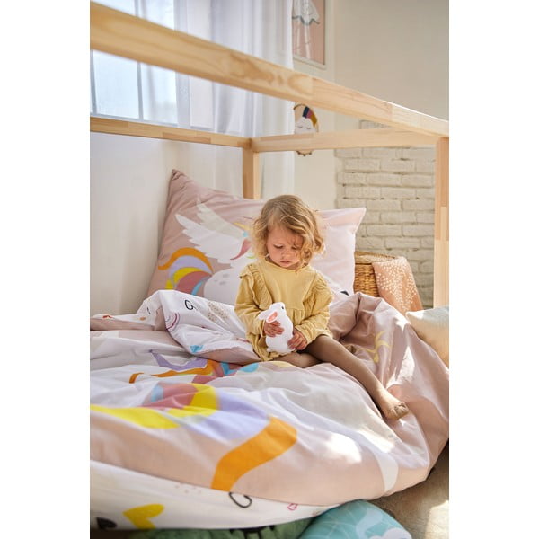 Otroška bombažna posteljnina Bonami Selection Unicorn, 140 x 200 cm-image-2