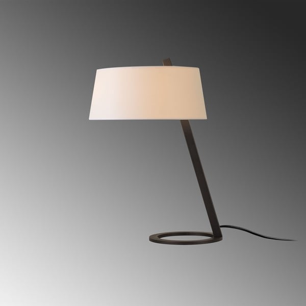 Bela/črna namizna svetilka (višina 55 cm) Salihini – Opviq lights-image-3