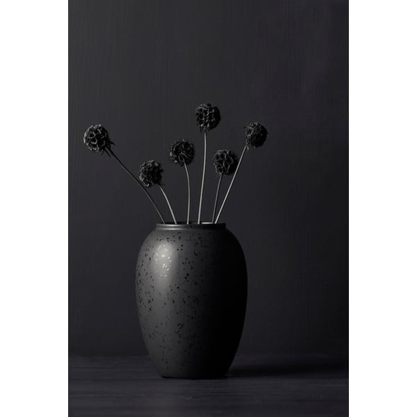 Črna vaza iz kamenine (višina 20 cm) Gastro  – Bitz-image-4