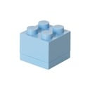 Svetlomodra škatla za shranjevanje LEGO® Mini Box