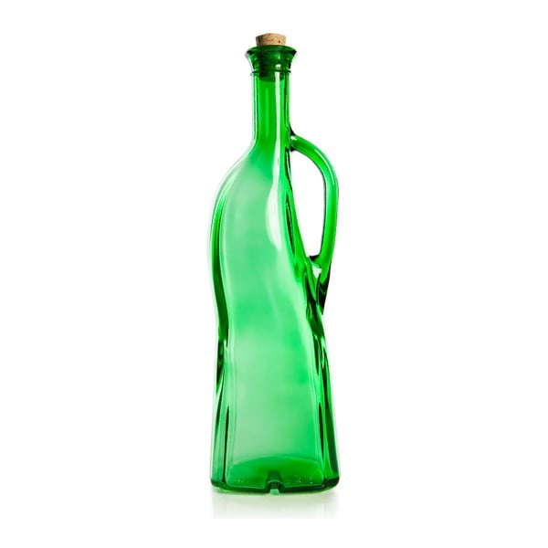 Zelena steklenica za olje zamašek, 750 ml