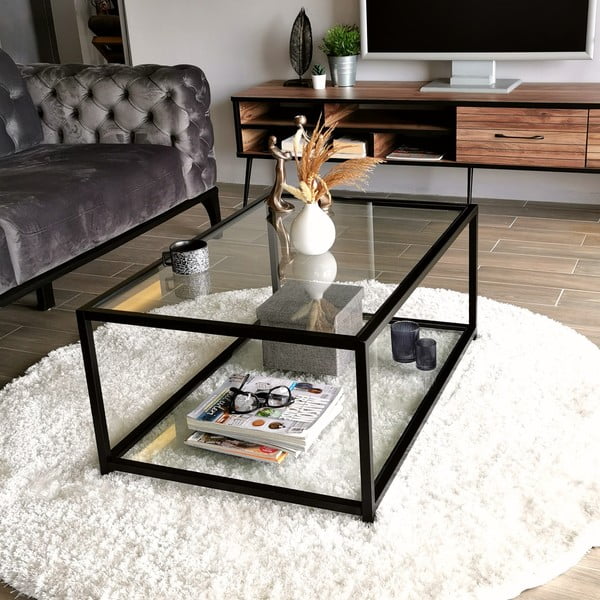 Črna mizica 60x90 cm Astro - Neostill-image-4