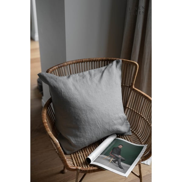 Lanena prevleka za vzglavnik 50x50 cm Khaki - Linen Tales-image-2