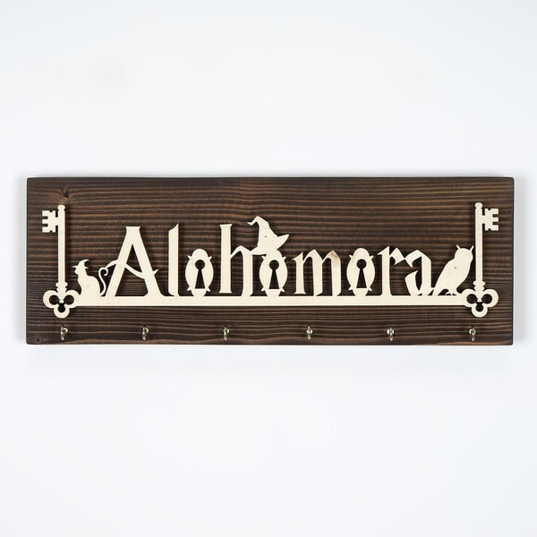 Stensko leseno stojalo za ključe - Wallity-image-1