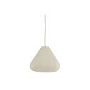 Kremno bela viseča svetilka s papirnatim senčilom ø 10 cm Sarella – Light & Living