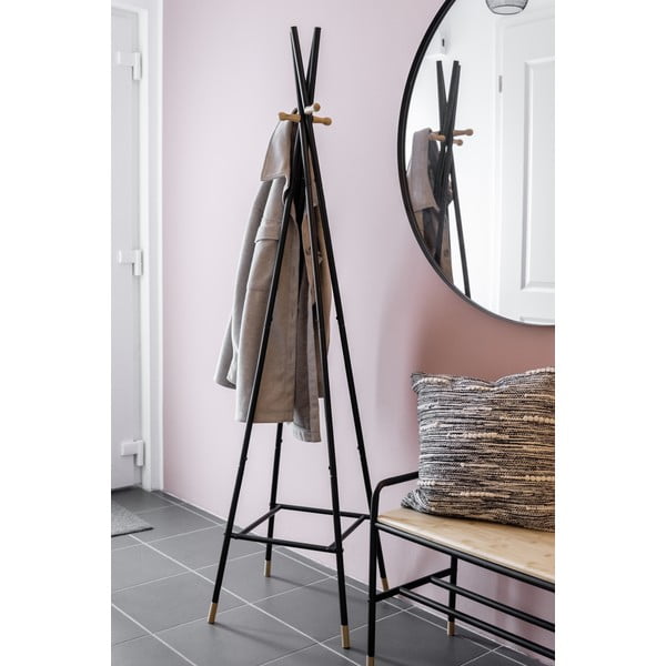 Črn kovinski obešalnik Loft – Wenko-image-1