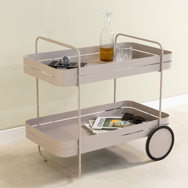Kovinski servirni voziček na kolesih 74x42 cm Gin & Trolley – Spinder Design-image-1