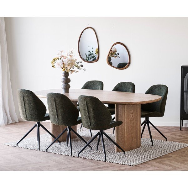 Jedilna miza v jesenovem dekorju 110x210 cm Serra – House Nordic-image-3