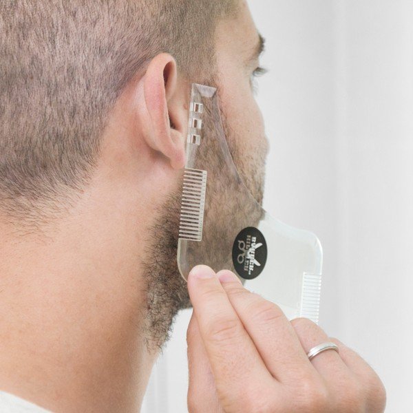 Šablona za oblikovanje brade InnovaGoods Hipster Barber-image-3