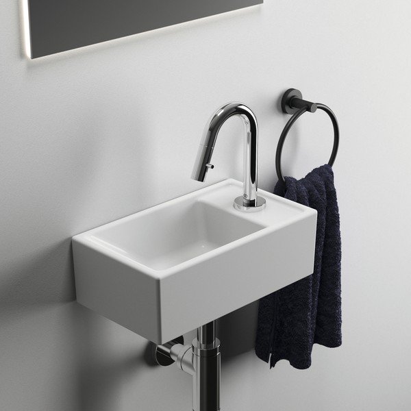 Bel keramičen umivalnik za WC 37x21 cm i.Life S – Ideal Standard-image-4