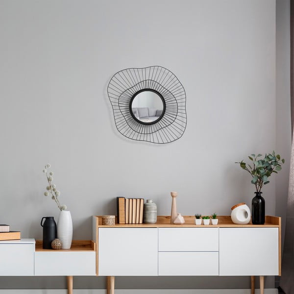 Stensko ogledalo 69x60 cm Flora – Wallity-image-2