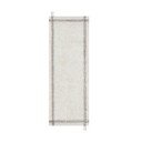 Kremno bel pralen ročno tkan bombažen tekač 80x230 cm Cuisine Natural – Lorena Canals