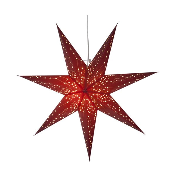 Rdeča svetleča zvezda Best Season Paperstar Galaxy, 60 cm