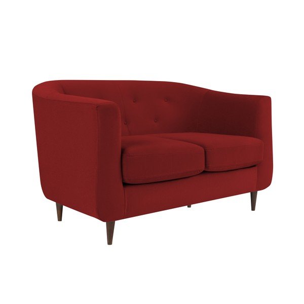 Rdeč kavč Kooko Home Love, 125 cm-image-2